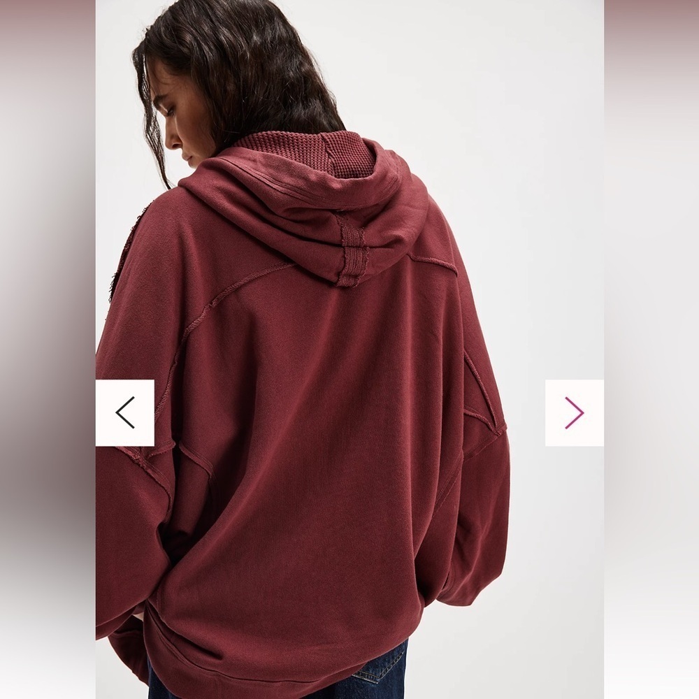 Free People x Yellowstone We Hoodie XS Color: Ranch Brown Graphic Combo NWT - Picture 4 of 7